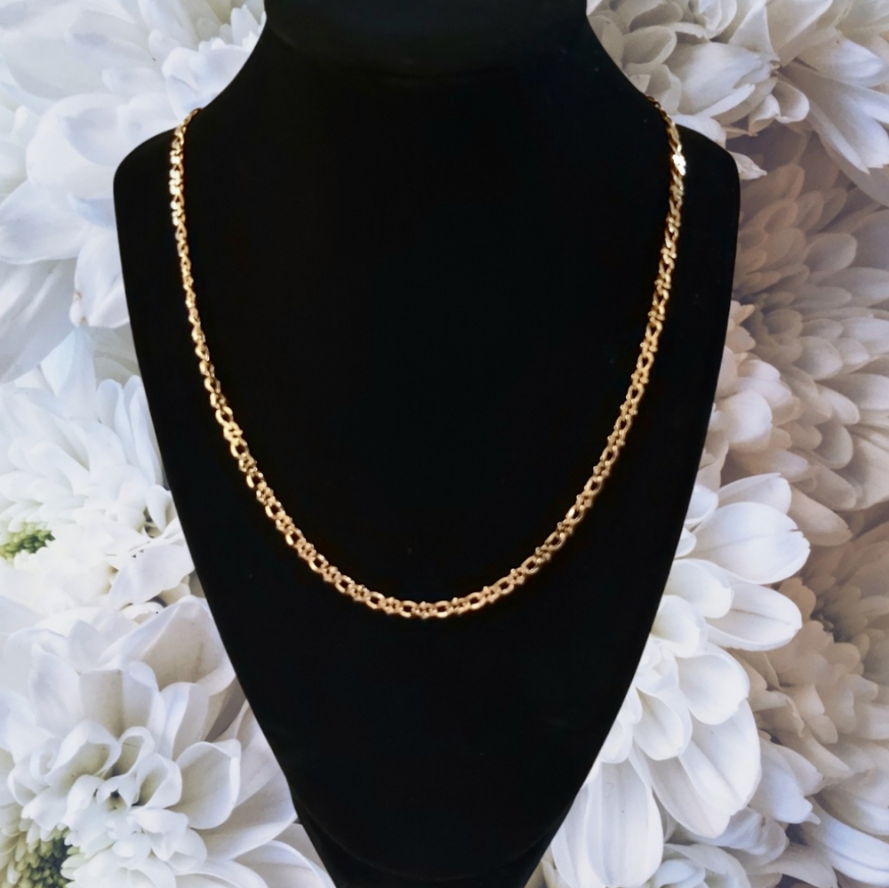 Gold Toned 19 1/2" Long Necklace